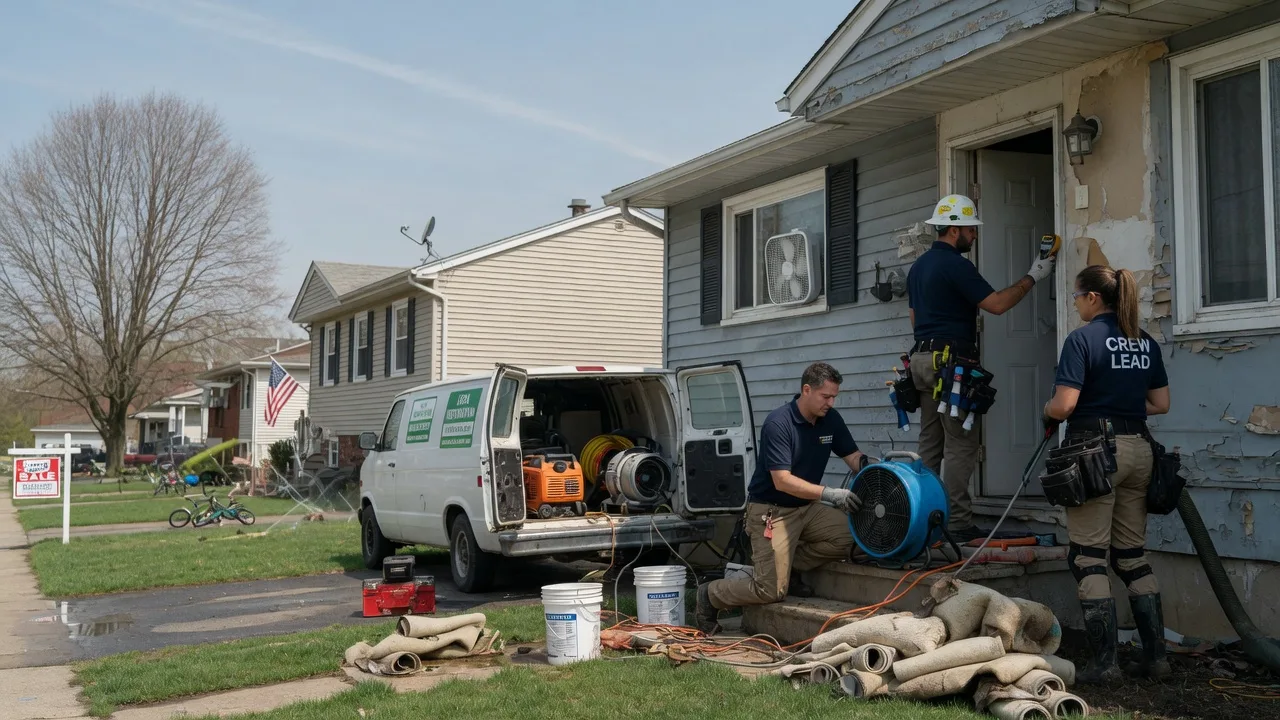 Flood Cleanup in Sharon Hill, PA near me